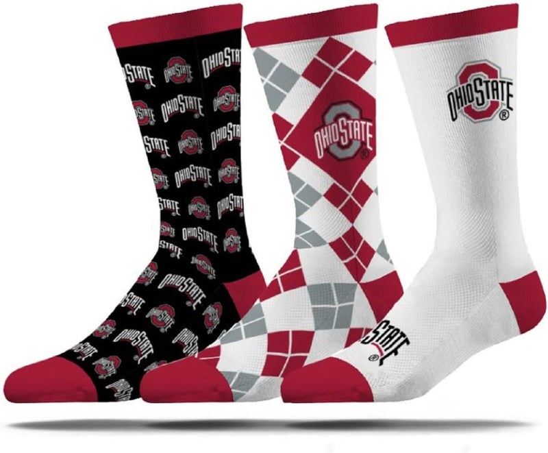 Strideline Store جوارب رسمية للرجال NCAA - حزمة تنفيذية 3 قطع - مقاس واحد يناسب معظم الأحجام - Image 1